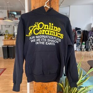 Online Ceramics Black Hoodie